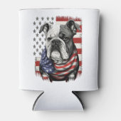 ALLE AMERIKANISCHEN Hunde lieben englischen Bulldo Dosenkühler (Vorderseite)