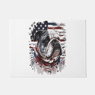 ALLE AMERIKANISCHEN Hunde lieben englischen Bulldo Fußmatte