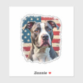 ALLE AMERIKANISCHEN Hundefreunde Grube bul (2) Aufkleber (Blatt)