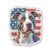 ALLE AMERIKANISCHEN Hundefreunde Grube bul (2) Aufkleber (Vorderseite)