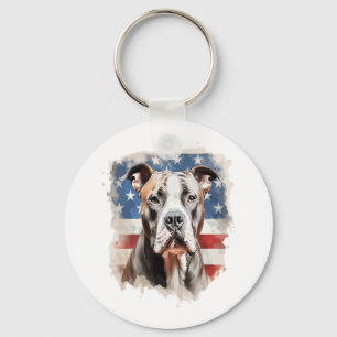 ALLE AMERIKANISCHEN Hundefreunde Grubenbull 3 Schlüsselanhänger
