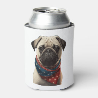 ALLE AMERIKANISCHEN Hundefreunde Mops 2 Dosenkühler