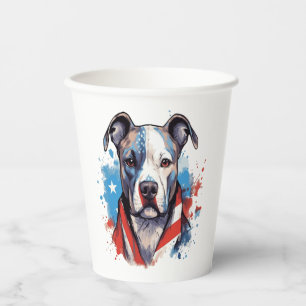 ALLE AMERIKANISCHEN Hundekugel Pappbecher