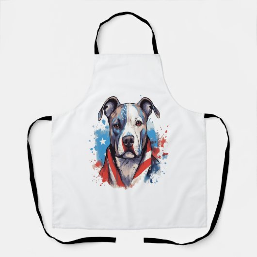 ALLE AMERIKANISCHEN Hundekugel Schürze (Vorderseite)