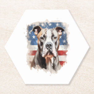 ALLE AMERIKANISCHEN Hundekugel Untersetzer