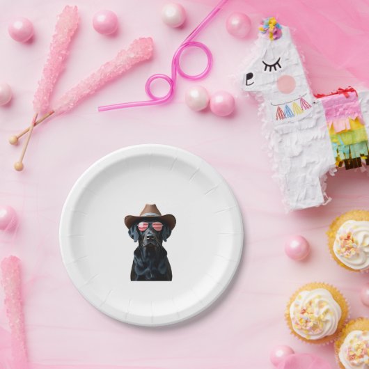 ALLE AMERIKANISCHEN Hundeliebhaber Grubenbull (1) Pappteller (Party)