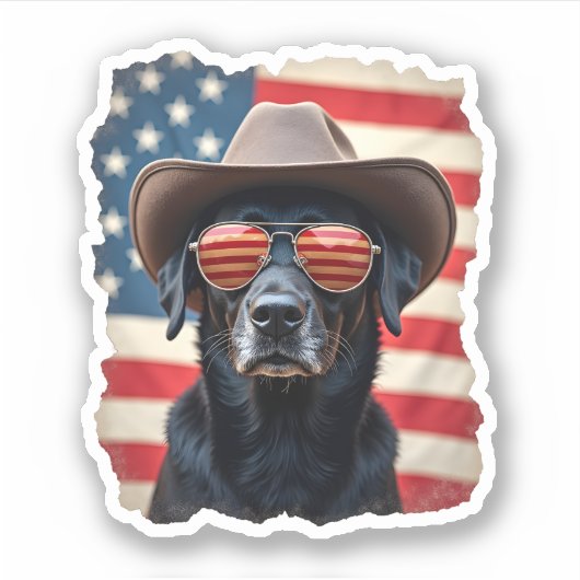 ALLE AMERIKANISCHEN Hundeliebhaber Grubenbull (3) Aufkleber (Vorderseite)