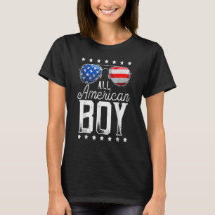 Alle amerikanischen Jungen 4. Juli Jungen Kinder S T-Shirt