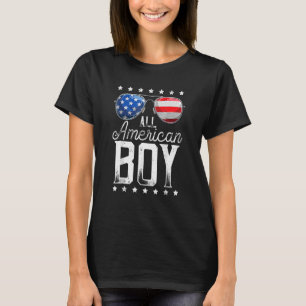 Alle amerikanischen Jungen 4. Juli Jungen Kinder S T-Shirt
