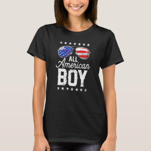 Alle amerikanischen Jungen 4. Juli Jungen Kinder S T-Shirt