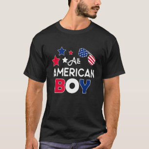 Alle amerikanischen Jungen 4. Juli Jungen Kinder S T-Shirt