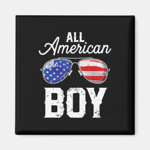 Alle amerikanischen Jungen 4. Juli Usa Boys Patrio Magnet