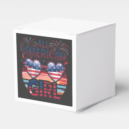 Alle amerikanischen Mädchen Geschenkschachtel (Vorderseite)