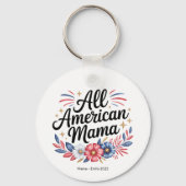 Alle amerikanischen Mama-Schlüsselanhänger Schlüsselanhänger (Vorderseite)