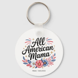 Alle amerikanischen Mama-Schlüsselanhänger Schlüsselanhänger