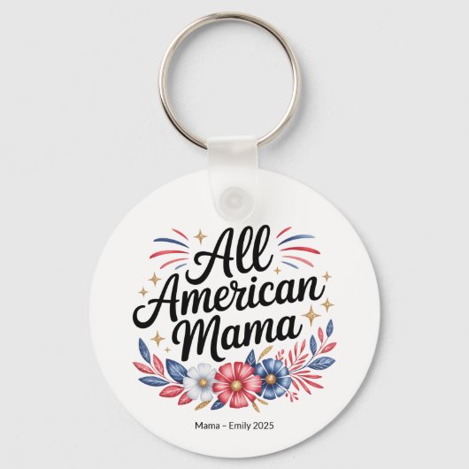 Alle amerikanischen Mama-Schlüsselanhänger Schlüsselanhänger (Vorderseite)