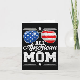 Alle amerikanischen Mamas 4. Juli Muttertag sausen Karte