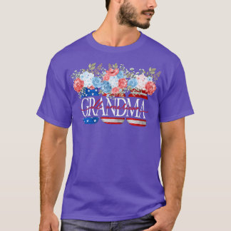 Alle amerikanischen Oma Patriotic Jar American Fla T-Shirt