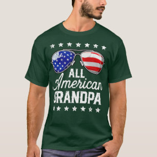 Alle amerikanischen Opa 4. Juli T Vatertag Männer T-Shirt