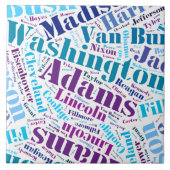 Alle amerikanischen Präsidenten Fliese (Vorderseite)