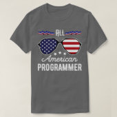Alle amerikanischen Programmierer 4. Juli Sonnenbr T-Shirt (Design vorne)