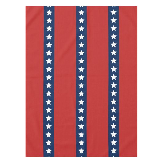 Alle amerikanischen Red White und Blue Patriotic B Tischdecke (Vorderseite)