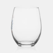 Alle amerikanischen Red White und Boujee Weinglas Ohne Stiel (Links)