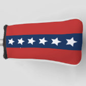 Alle amerikanischen Rot Weiß und Blau mit Sternen Golf Headcover (Vorderseite)