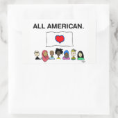 Alle amerikanischen Sticker (Tasche)