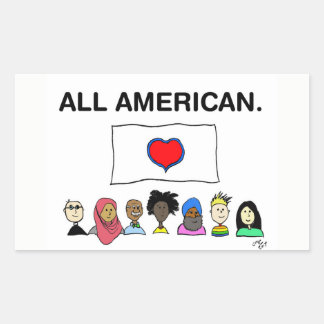 Alle amerikanischen Sticker