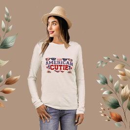 Alle amerikanischen Süssen Sterne und Streifen Red Tri-Blend Shirt