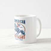 Alle amerikanischen Sweetheart Cowgirl Kaffeetasse (VorderseiteRechts)