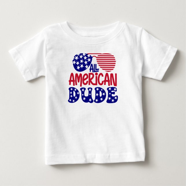 Alle amerikanischen Typ-32286 Baby T-shirt (Vorderseite)