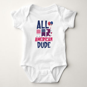 Alle amerikanischen Typ-96993 Baby Strampler