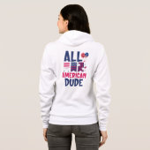 Alle amerikanischen Typ-96993 Hoodie (Schwarz voll)