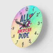 Alle amerikanischen Typ-96993 Runde Wanduhr (Winkel)