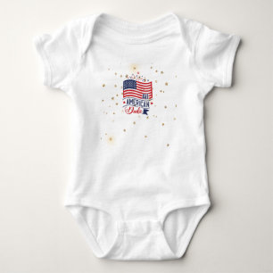 Alle amerikanischen Typ Fireworks Baby Bodysuit Baby Strampler
