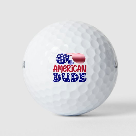 Alle amerikanischen Typ Golfball (Vorderseite)