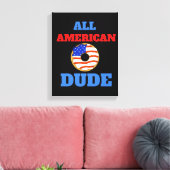 ALLE AMERIKANISCHEN TYP LEINWANDDRUCK (Insitu (Wohnzimmer))