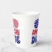 Alle amerikanischen Typ Pappbecher (Links)