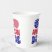 Alle amerikanischen Typ Pappbecher (Rechts)