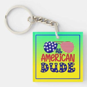 Alle amerikanischen Typ Schlüsselanhänger