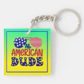 Alle amerikanischen Typ Schlüsselanhänger (Rückseite)