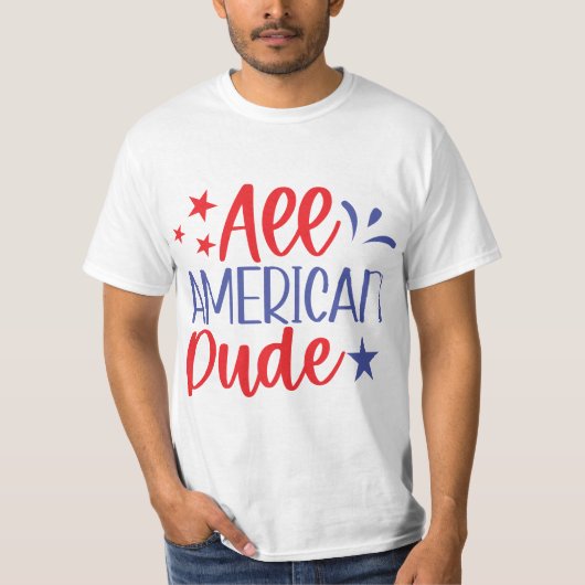 Alle amerikanischen Typ T-Shirt (Vorderseite)