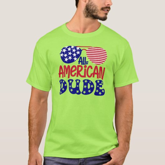 Alle amerikanischen Typ T-Shirt (Vorderseite)