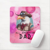 Alle amerikanischen Vater 4. Juli Bald Eagle USA F Mousepad (Mit Mouse)