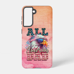 Alle amerikanischen Vater 4. Juli Bald Eagle USA F Samsung Galaxy Hülle