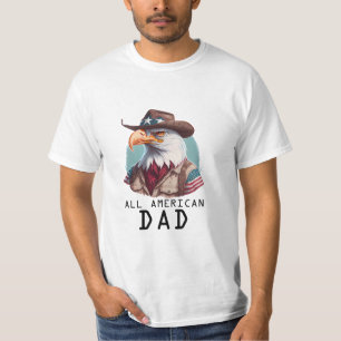 Alle amerikanischen Vater 4. Juli Bald Eagle USA F T-Shirt