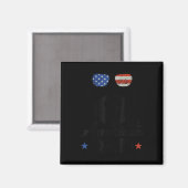 Alle amerikanischen Vater 4. Juli Bartfett Vater Magnet (Vorderseite/Rückseite)