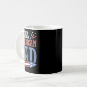 Alle amerikanischen Vater 4. Juli Firecracker Inde Kaffeetasse (Vorderseite Links)